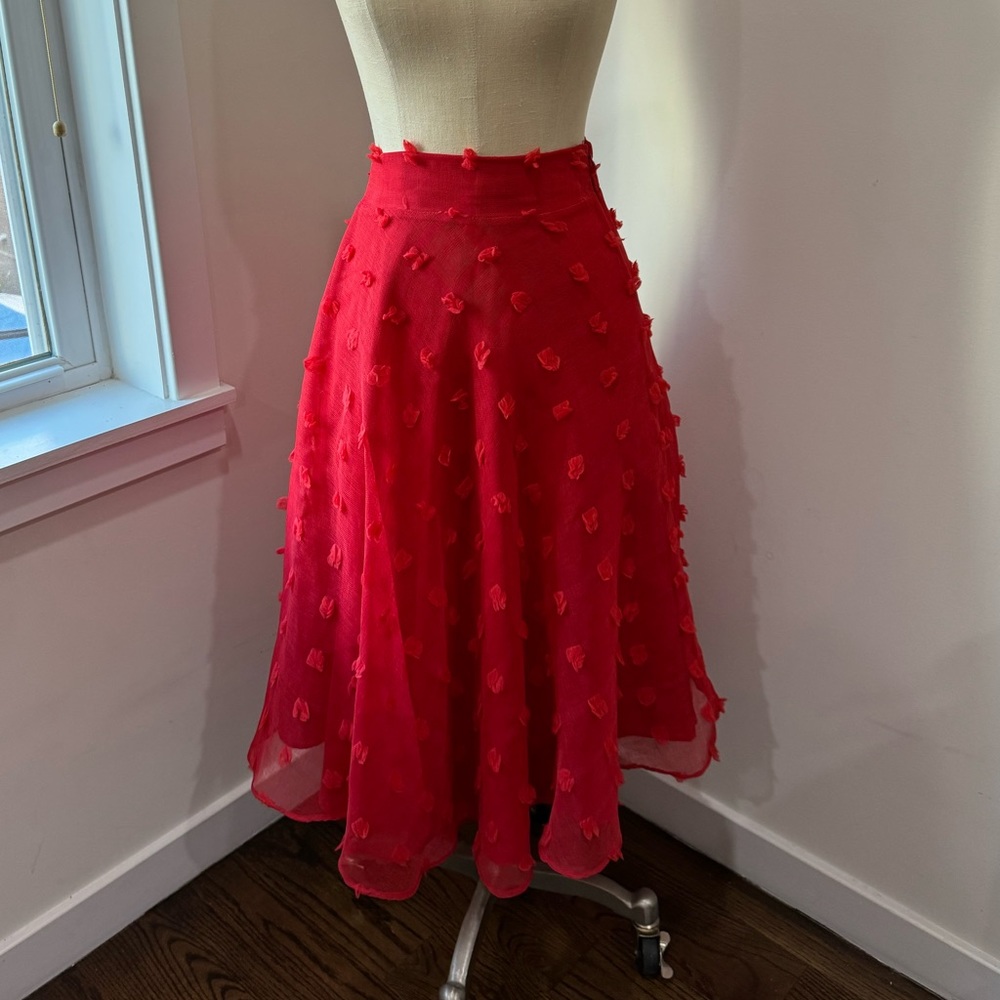 NWT Stylekeepers Red Midi Skirt